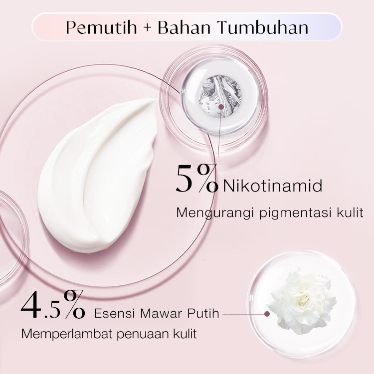 ELLEN ELLA 3-in-1 Tone Up Cream-Ciptakan kulit bercahaya sempurna - dapat digunakan di seluruh tubuh-SPF20+,PA++